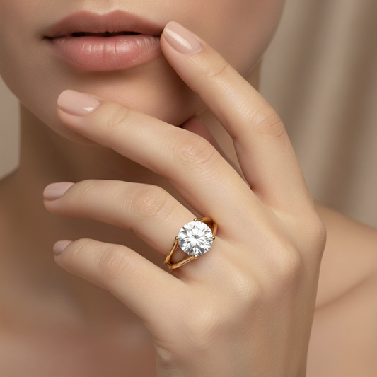 Megan Split Shank Engagement Ring