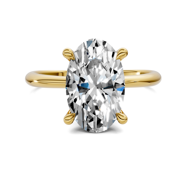 Opes lightweight Hidden Halo Ring