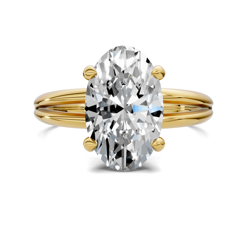 Opes Floating Split Band Ring