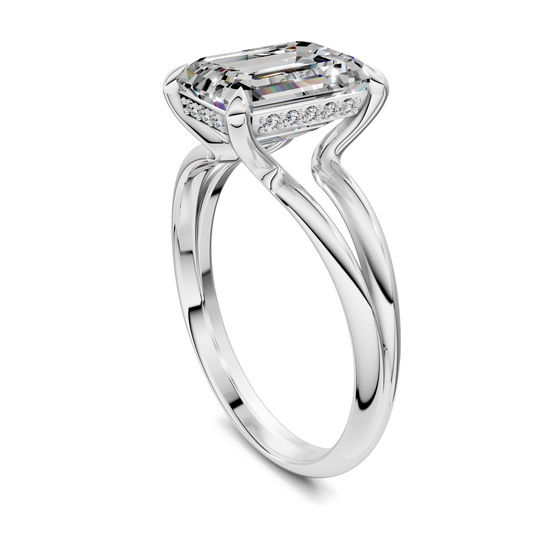 Ashlee Floating Split Band Ring