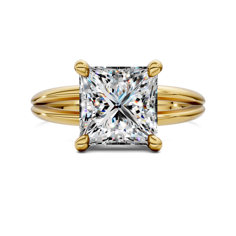 Opes Floating Split Band Ring