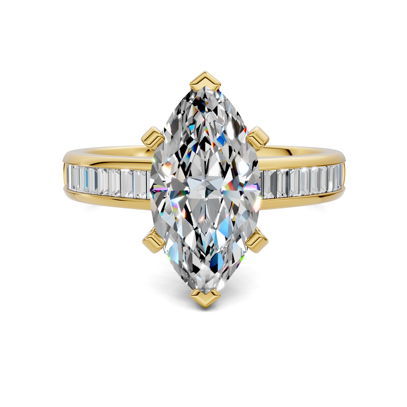 Opes Baguette Channel Ring