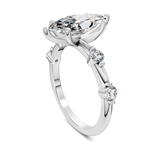 Justice Round Accent Ring