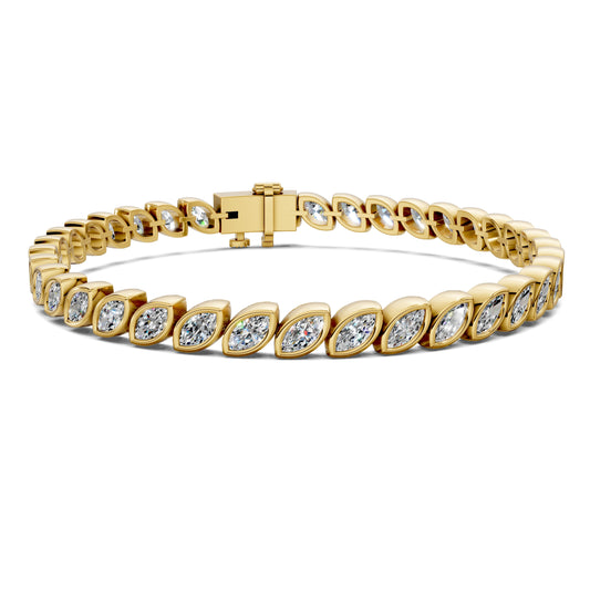 Marquise Bezel Tennis Bracelet (5ct)