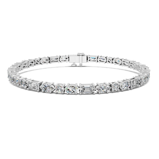 Fancy MIX Shapes Tennis Bracelet (7.5ct)