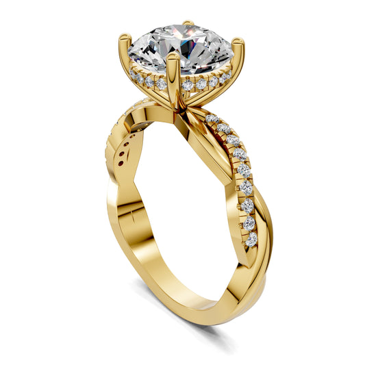 Ashley Pavé Diamond Engagement Ring