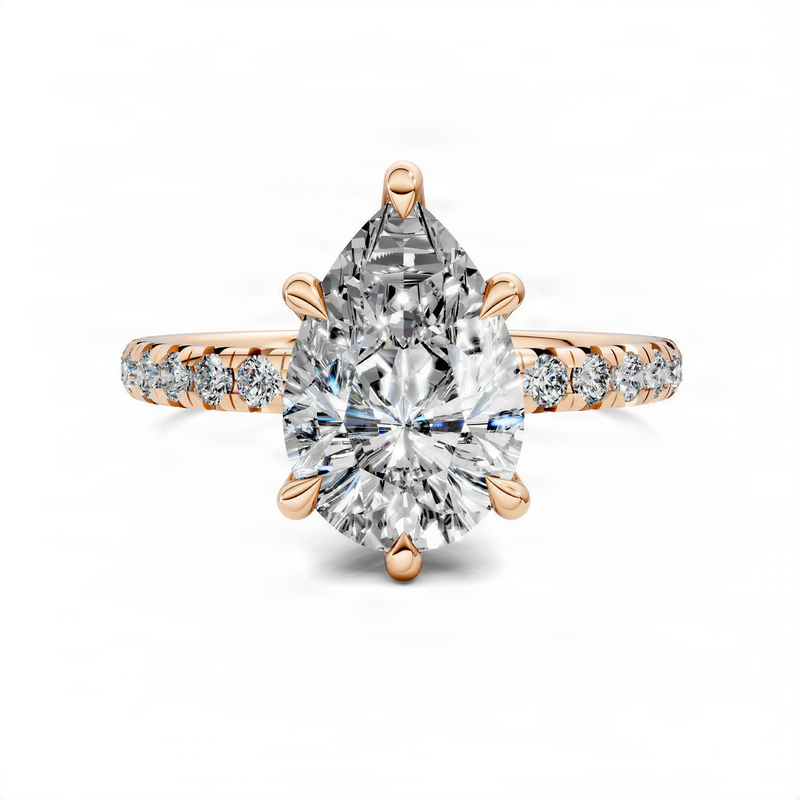Opes Scalloped Pavé Ring
