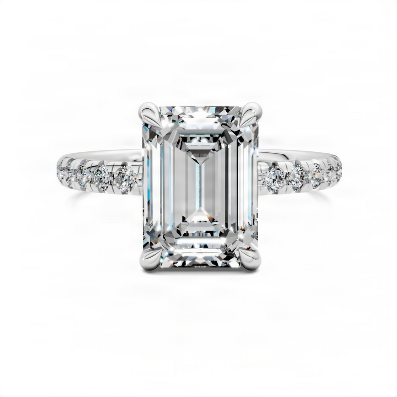 Opes Scalloped Pavé Ring