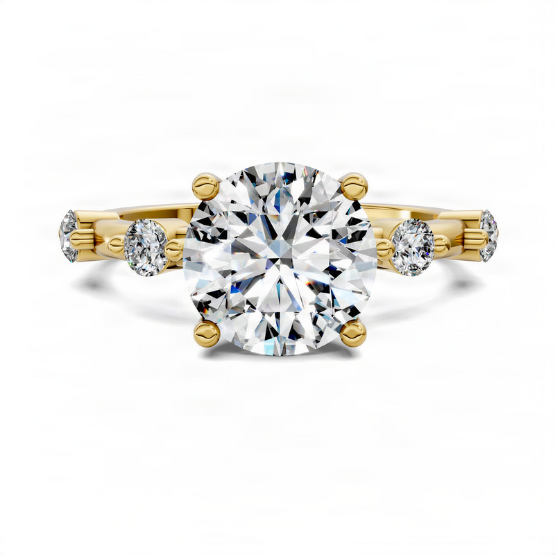 Opes Round Accent Ring