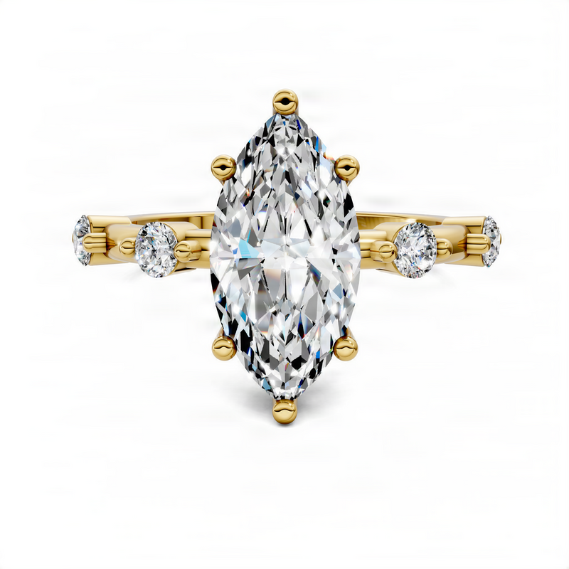 Opes Marquise Accent Ring