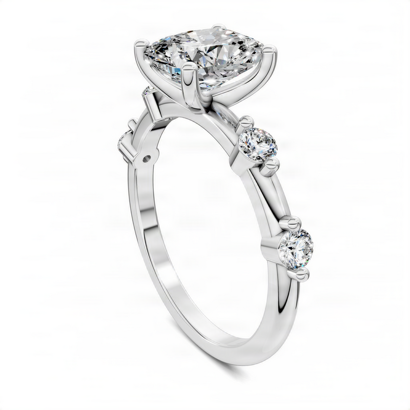Opes Round Accent Ring