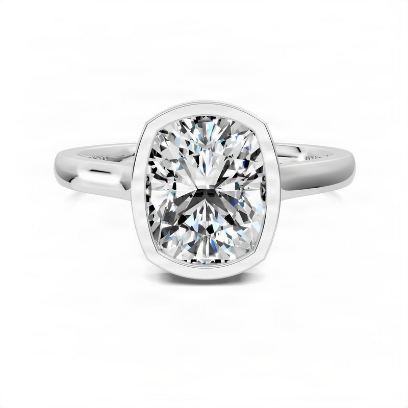 Opes Bezel Halo Ring