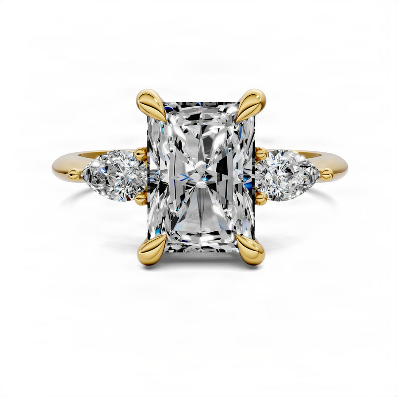 Opes Radiant Three Stone Ring