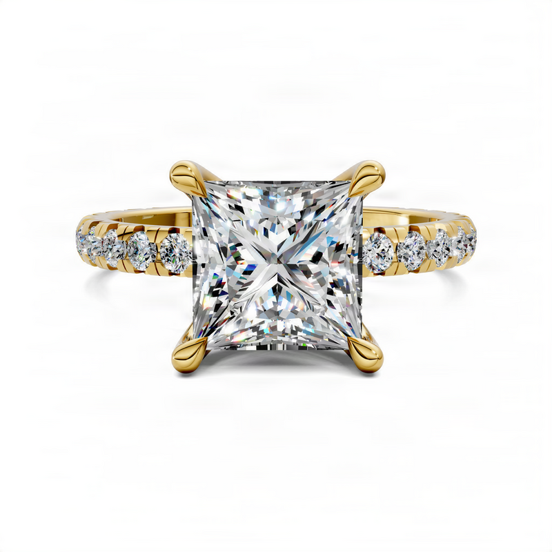 Opes Princess Claw Accent Ring