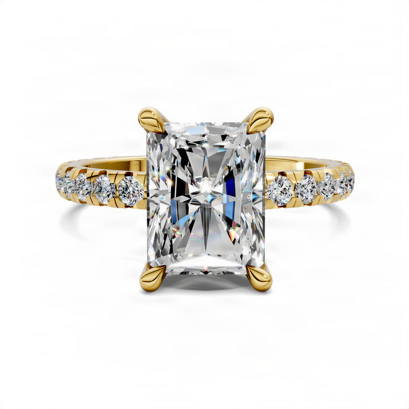 Opes Radiant Claw Accent Ring