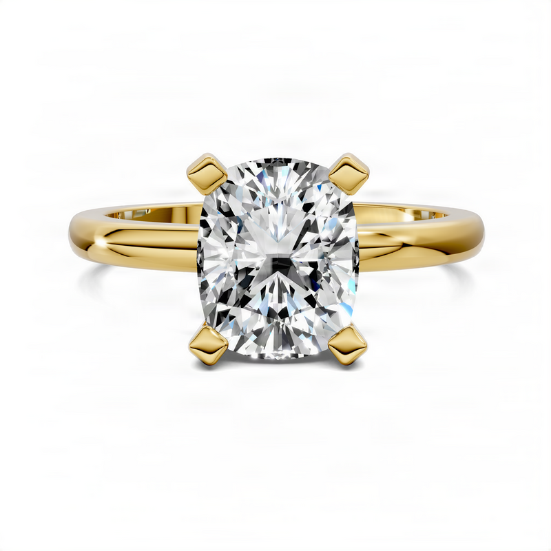 Opes Cushion Classic Solitaire Ring