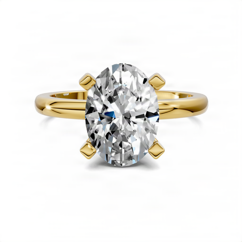 Opes Oval Classic Solitaire Ring
