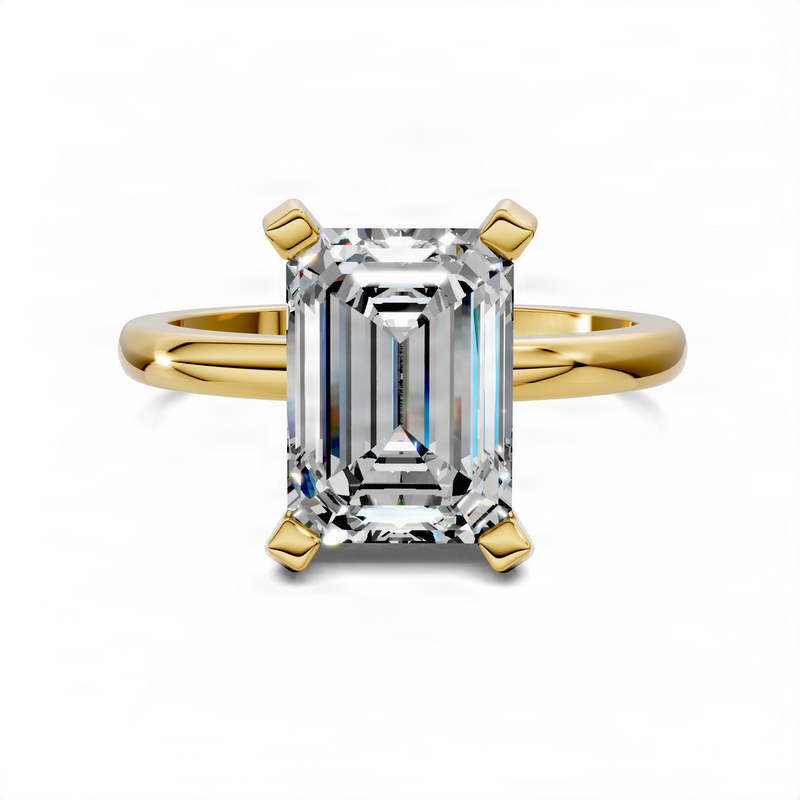 Opes Emerald Classic Solitaire Ring
