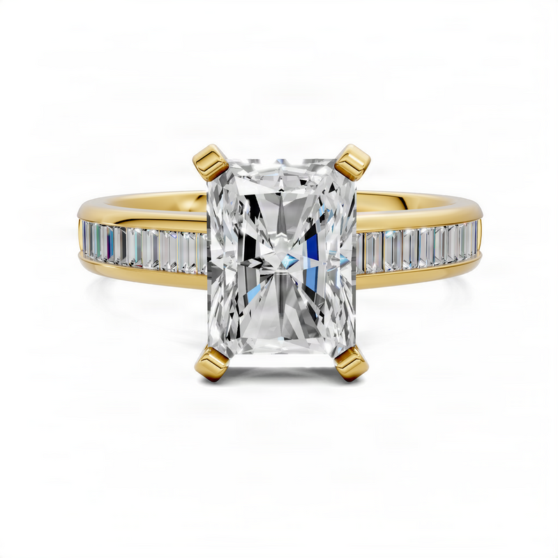 Opes Radiant Baguette Channel Ring
