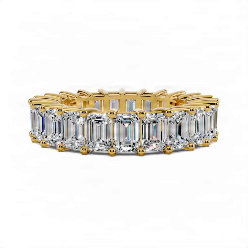 Opes Emerald Eternity Band