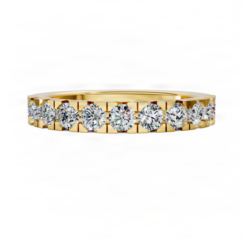 Opes French Pavé Diamond Band