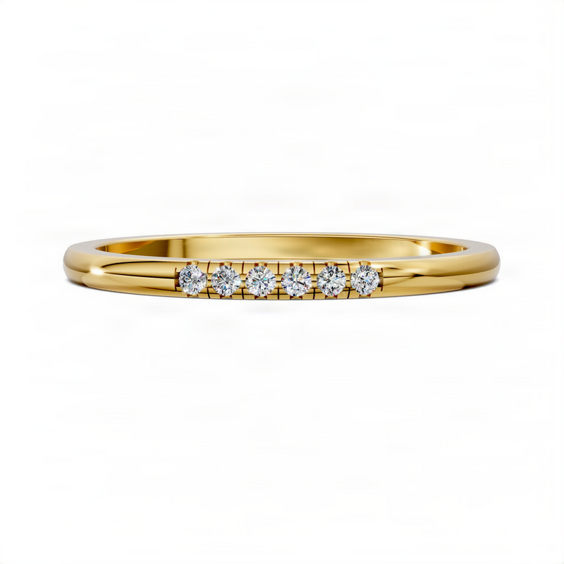 Opes Six-Stone Diamond Band