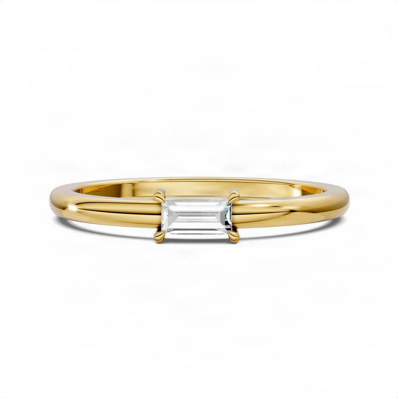 Opes Baguette Stacker Ring