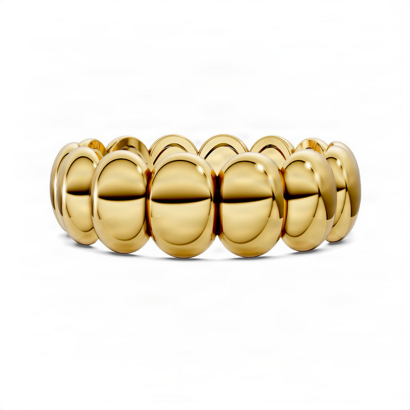 Opes Puffed Stacker Ring