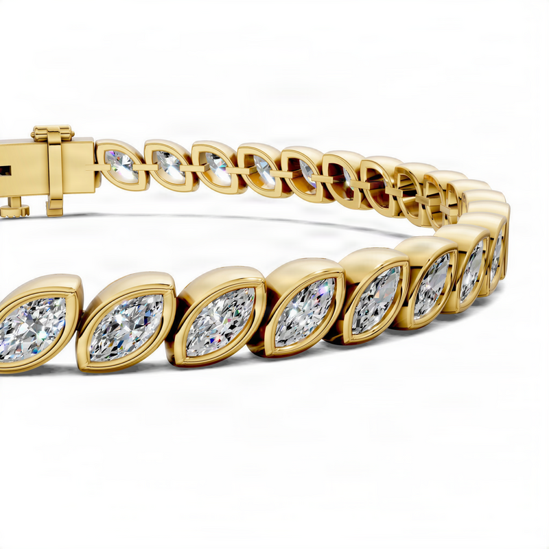 Opes Bezel Tennis Bracelet (5 TCW)