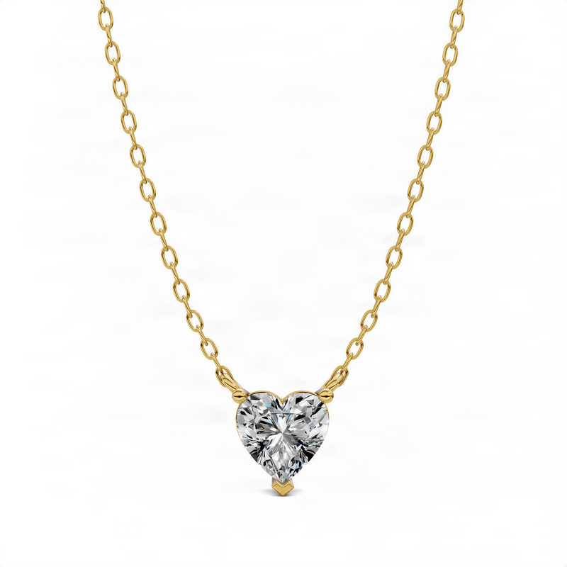 Opes Heart Diamond Pendant