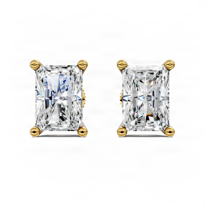 Opes Radiant Cut Basket Studs
