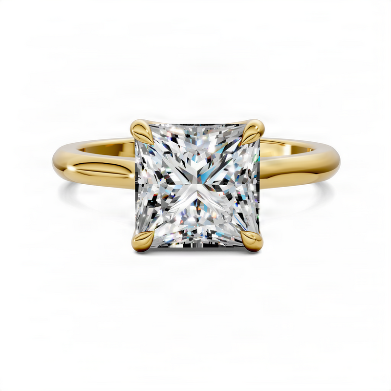 Opes Princess Cathedral Solitaire Ring