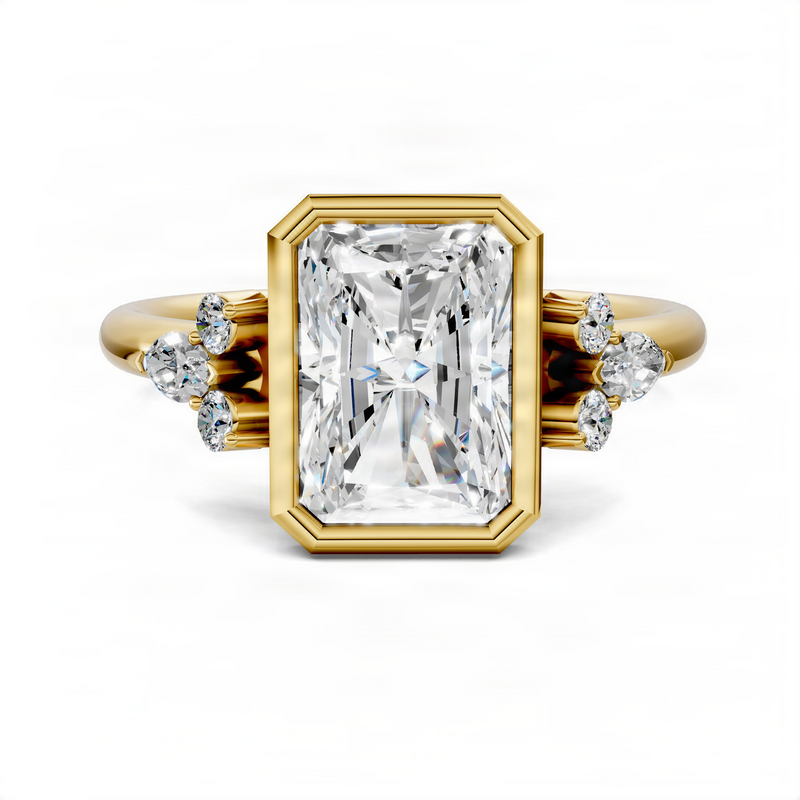 Opes Radiant Bezel Ring