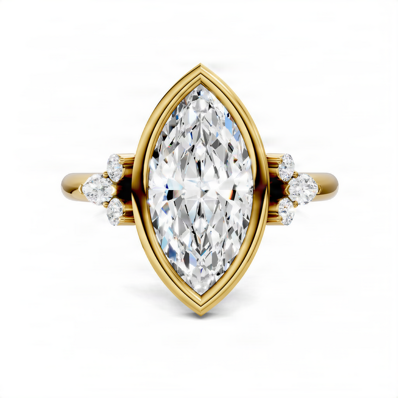 Opes Marquise Bezel Ring