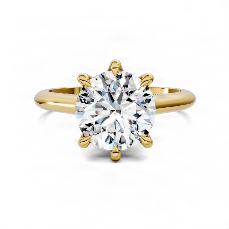 Opes Round Petal Ring