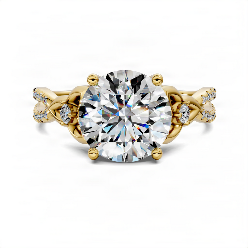 Opes Round Love Knot Ring