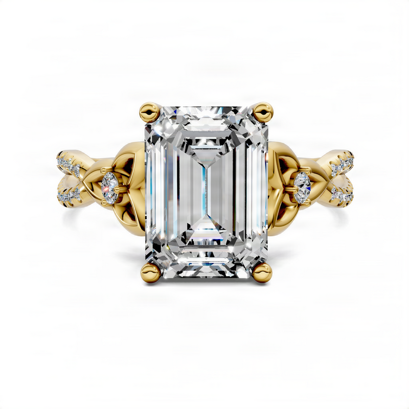 Opes Emerald Love Knot Ring