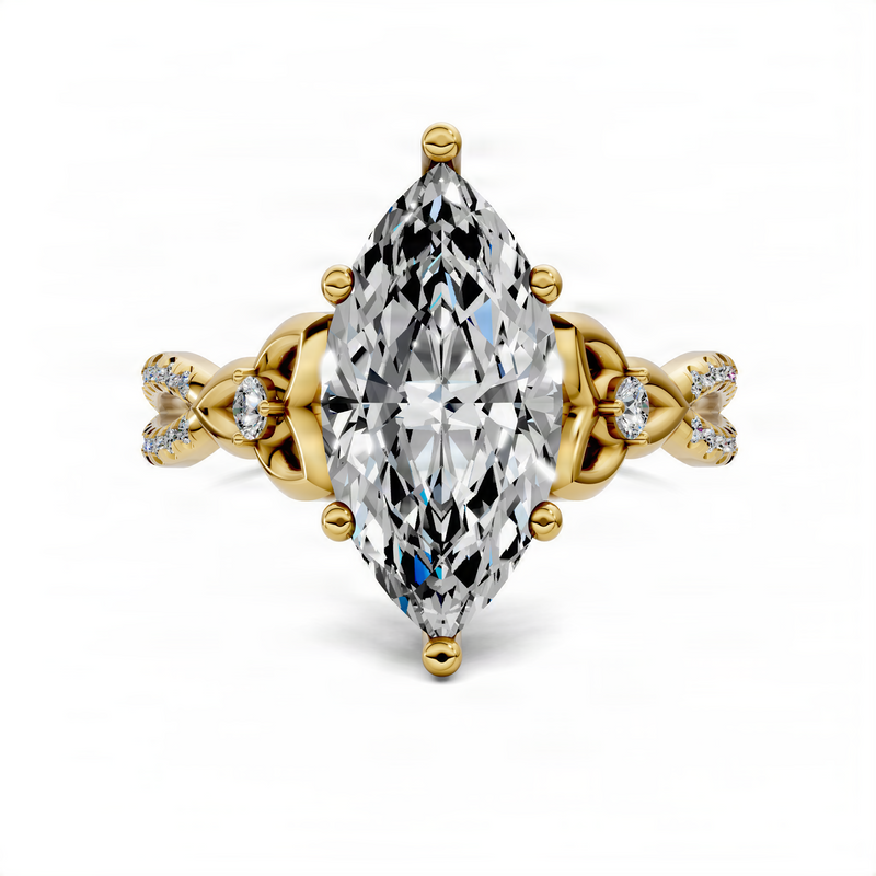 Opes Marquise Love Knot Ring