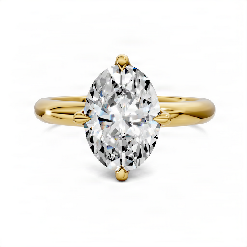 Opes Oval Floral Basket Ring