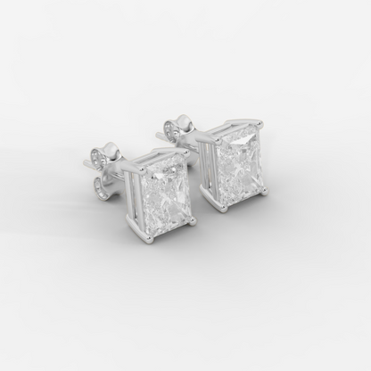 Radiant Cut Basket Studs