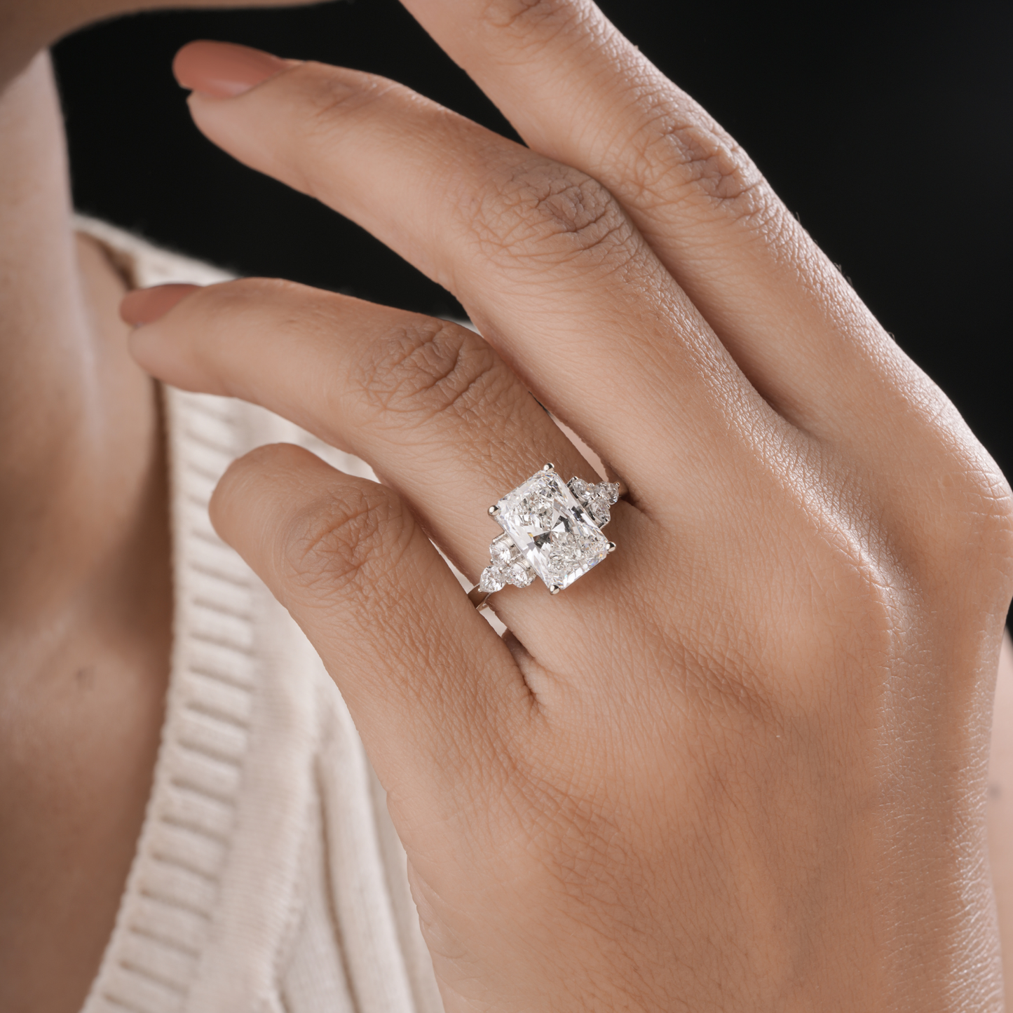 Brittany Radiant Cluster Ring