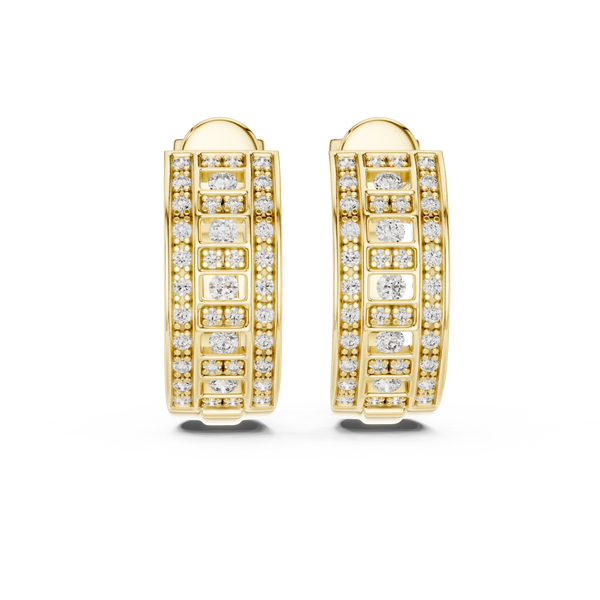Opes Spiral Pave Earrings 3759