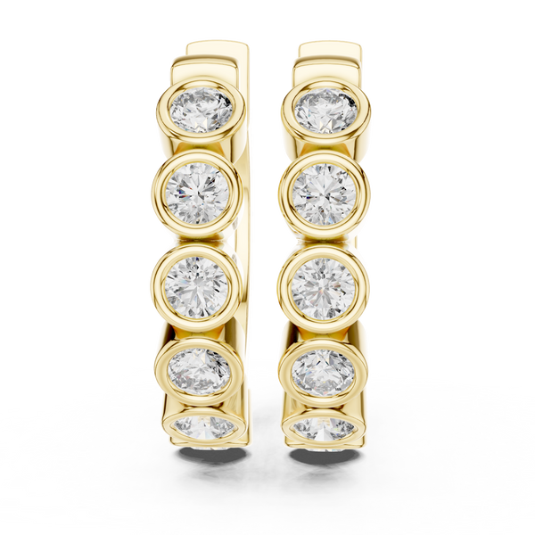 Opes Bezel Earrings 3622