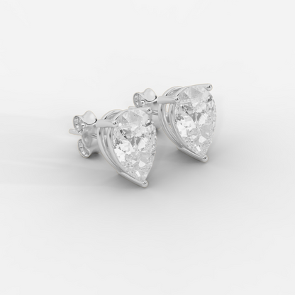 Pear Cut Basket Studs