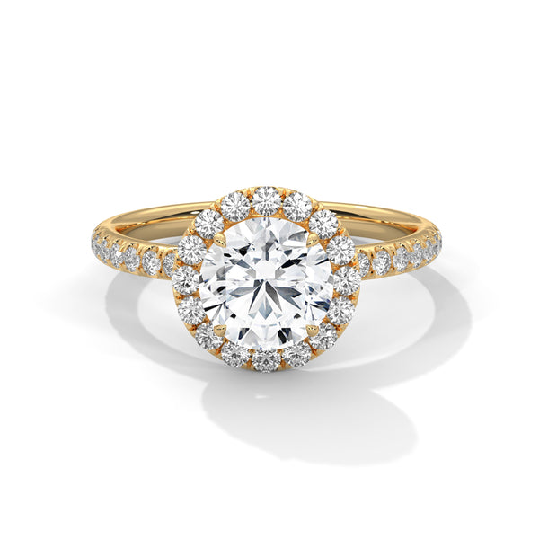 Opes Round Halo Pave 4586