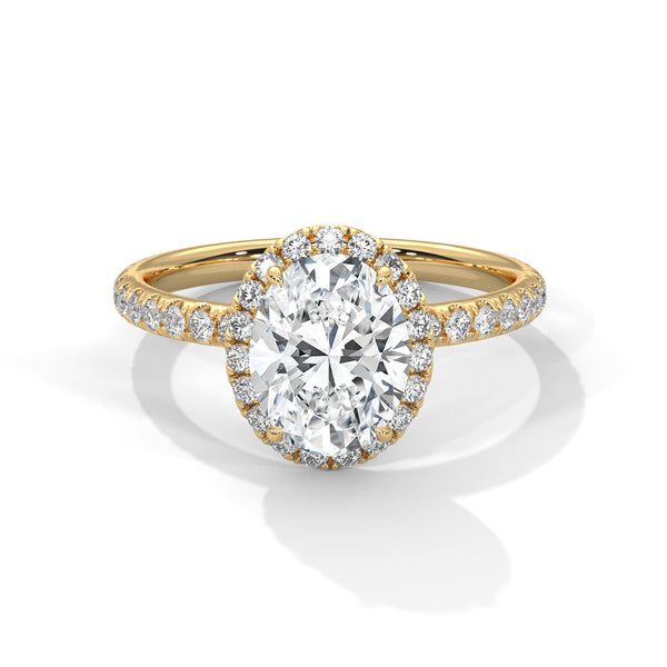 Opes Oval Halo Pave 4587