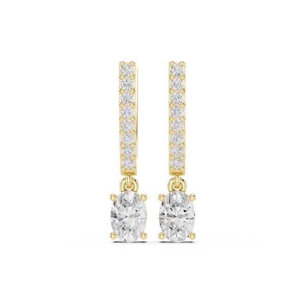 Opes Oval Drop Earrings 3380