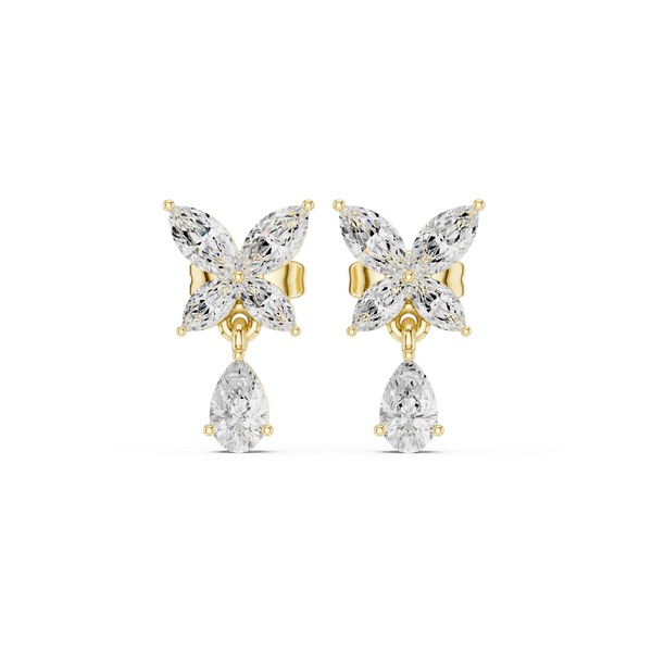 Opes Butterfly Drop Earrings 3666