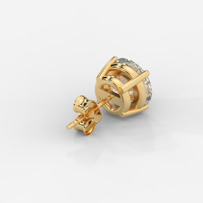 CUSTOM 4TCW G+ VVS2 LAB DIAMOND STUDS