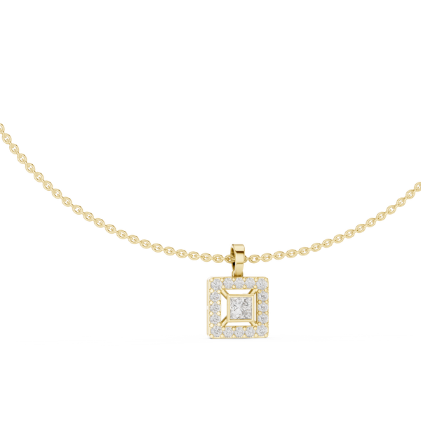Opes Princess Halo Pendant 5114